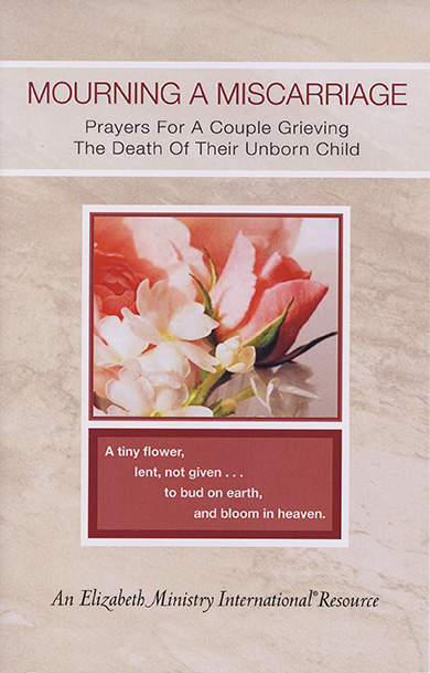 Prayers for a couple grieving the death of their unborn child. This booklet invites the grieving parents to express the sorrow of their hearts to the Lord of Compassion.